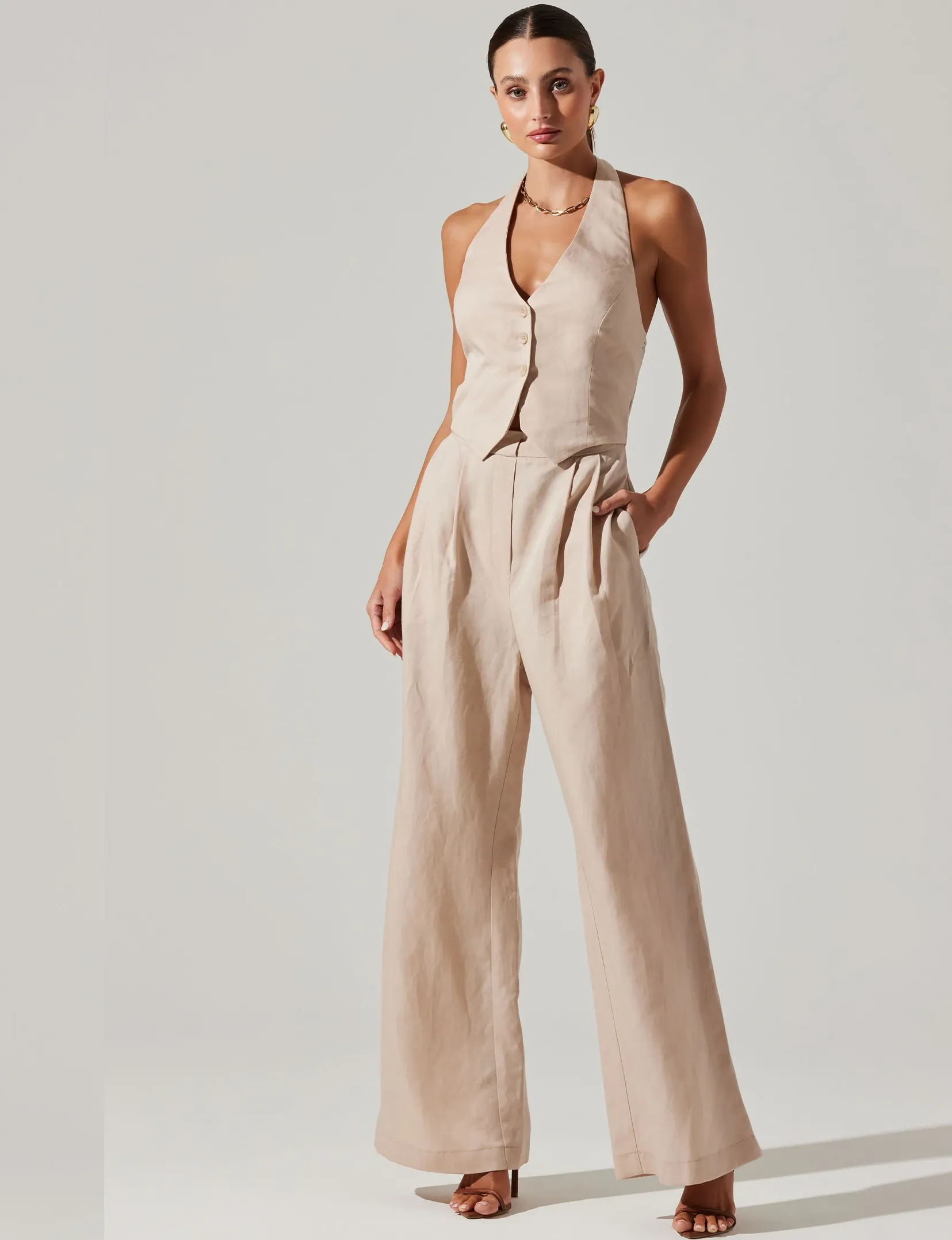 Tatum Jumpsuit, Natural