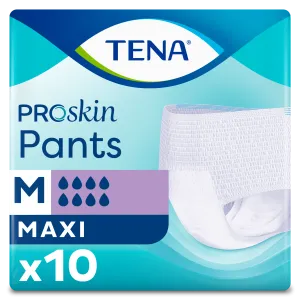 Tena Proskin Pants Maxi Medium 10 - Maximale Absorptie & Huidbescherming