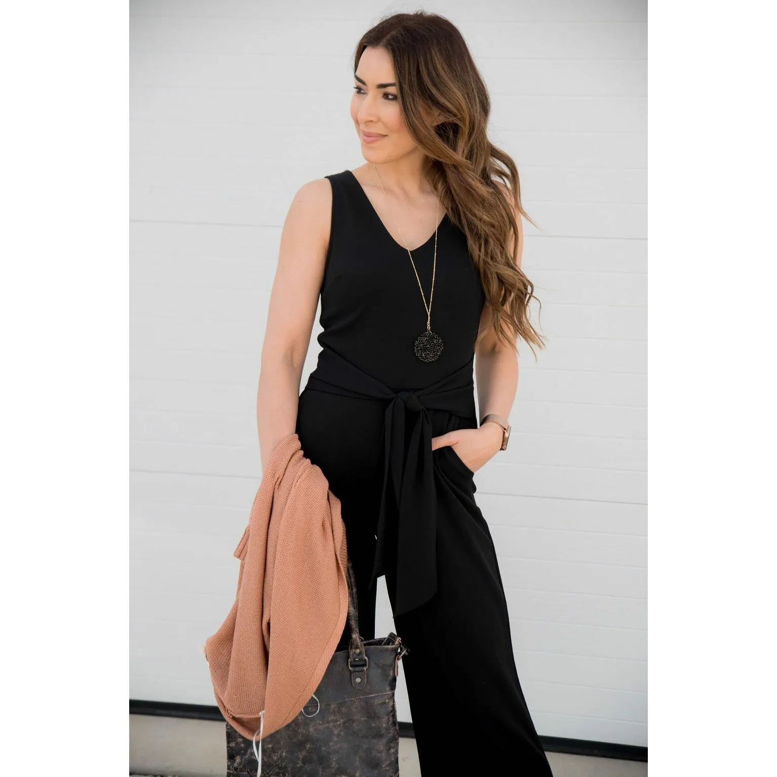 Textured Jumpsuit