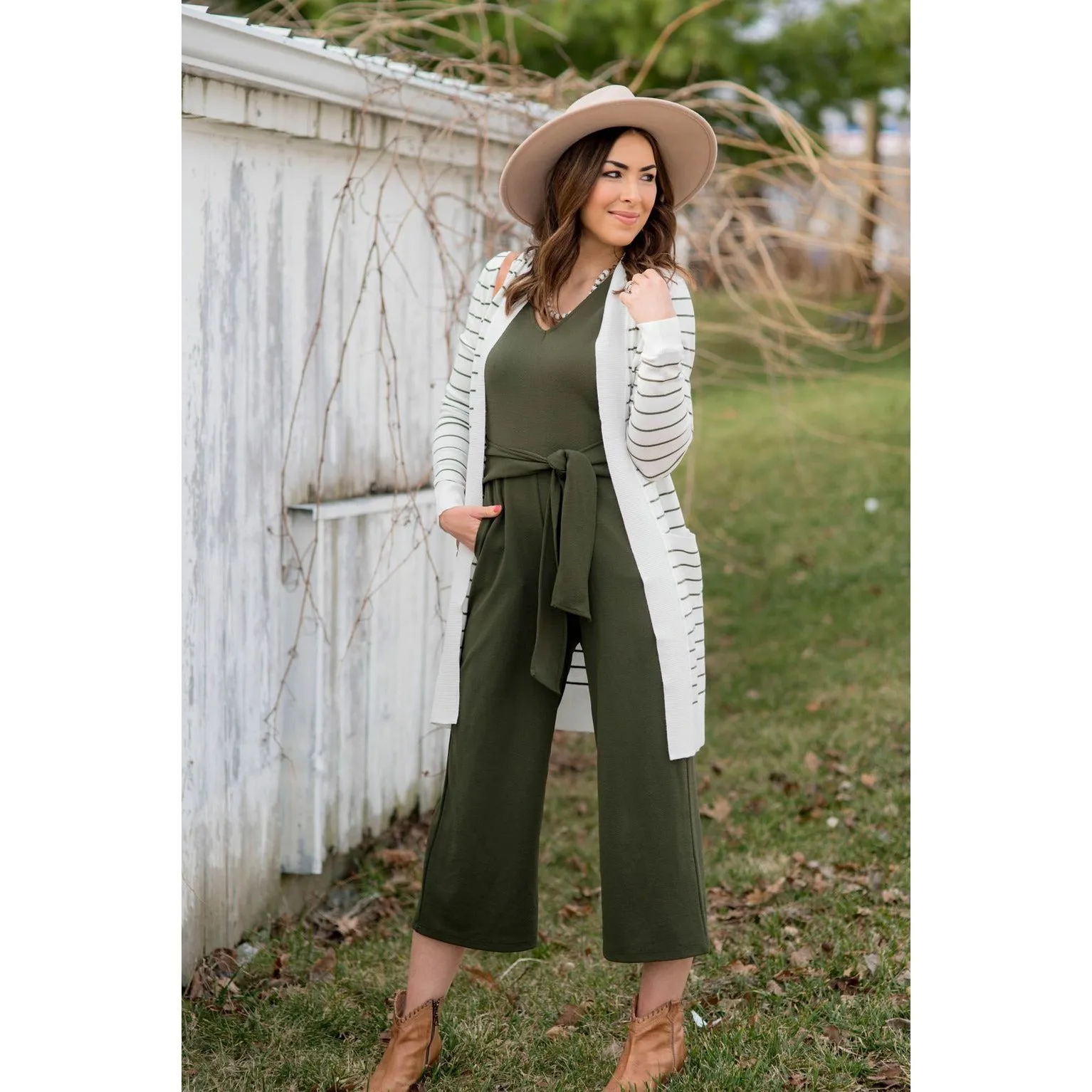 Textured Jumpsuit