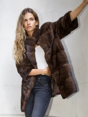 The Charlotte 6 in 1 Coat Chocolate Brown