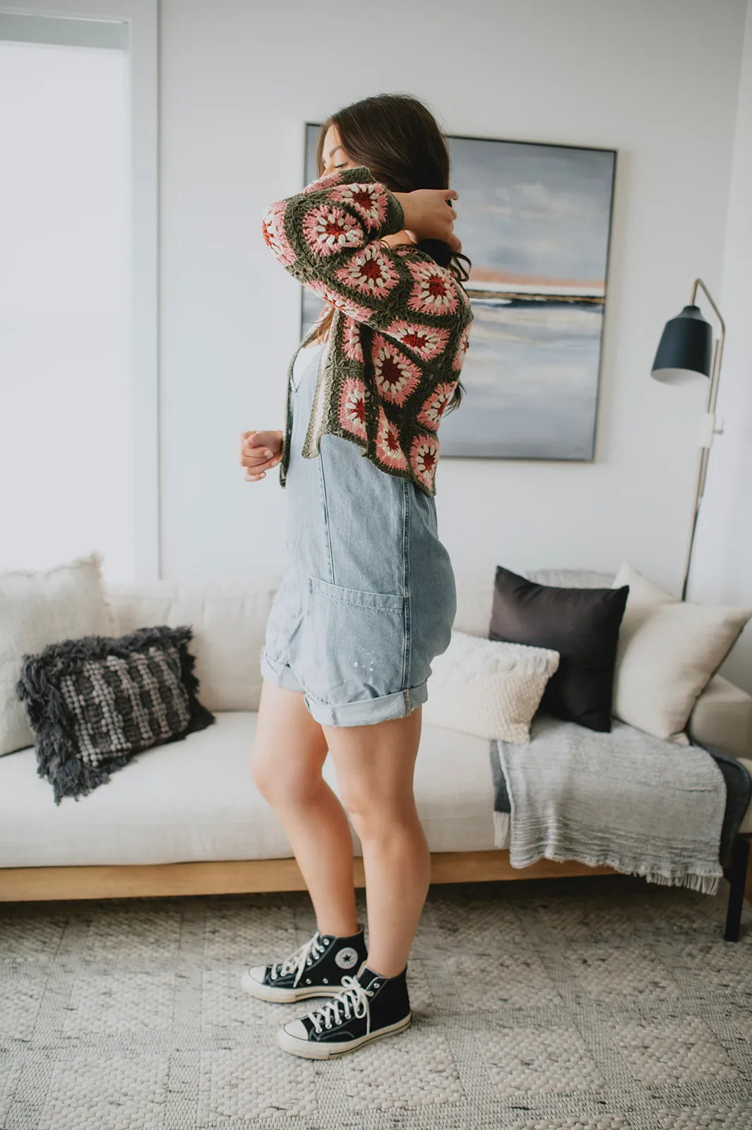 The High Roller Shortall by Free People - Bright Eyes