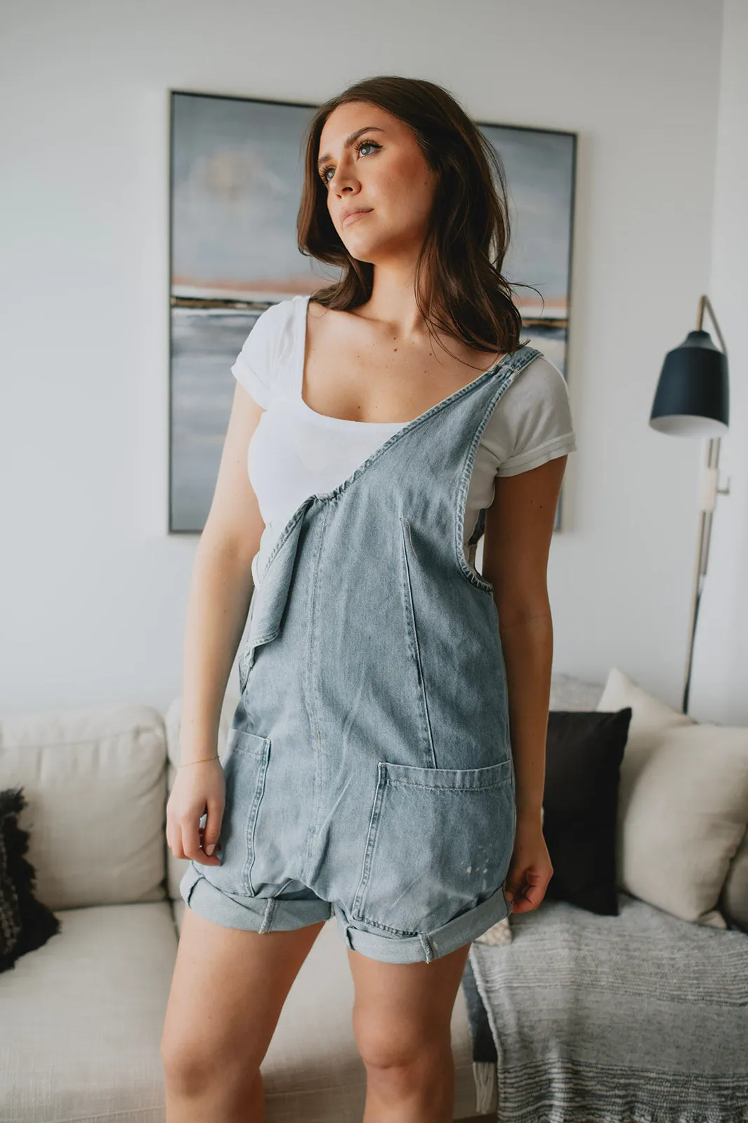 The High Roller Shortall by Free People - Bright Eyes