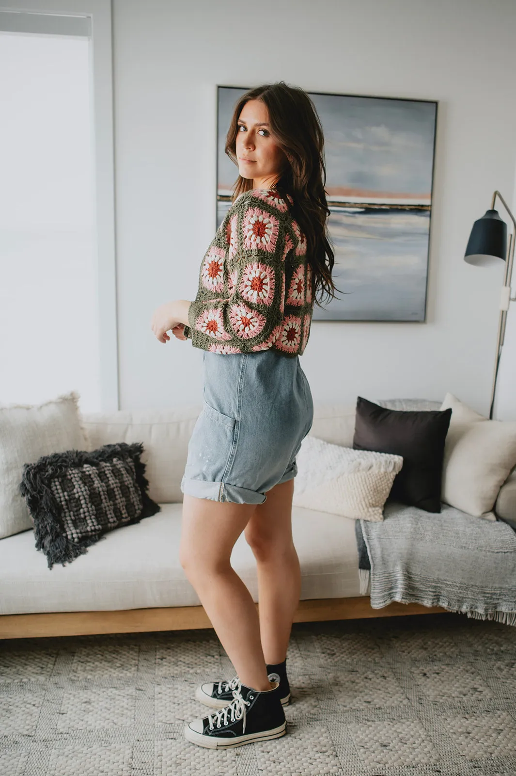 The High Roller Shortall by Free People - Bright Eyes