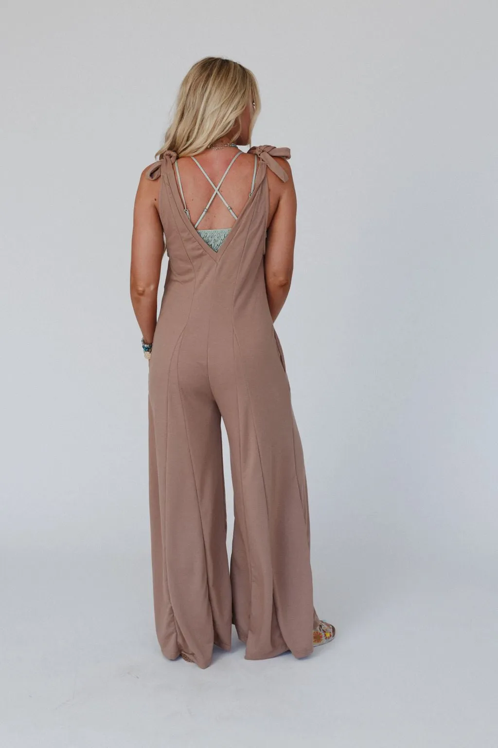 The Nest Essential Serene Jumpsuit - Caramel