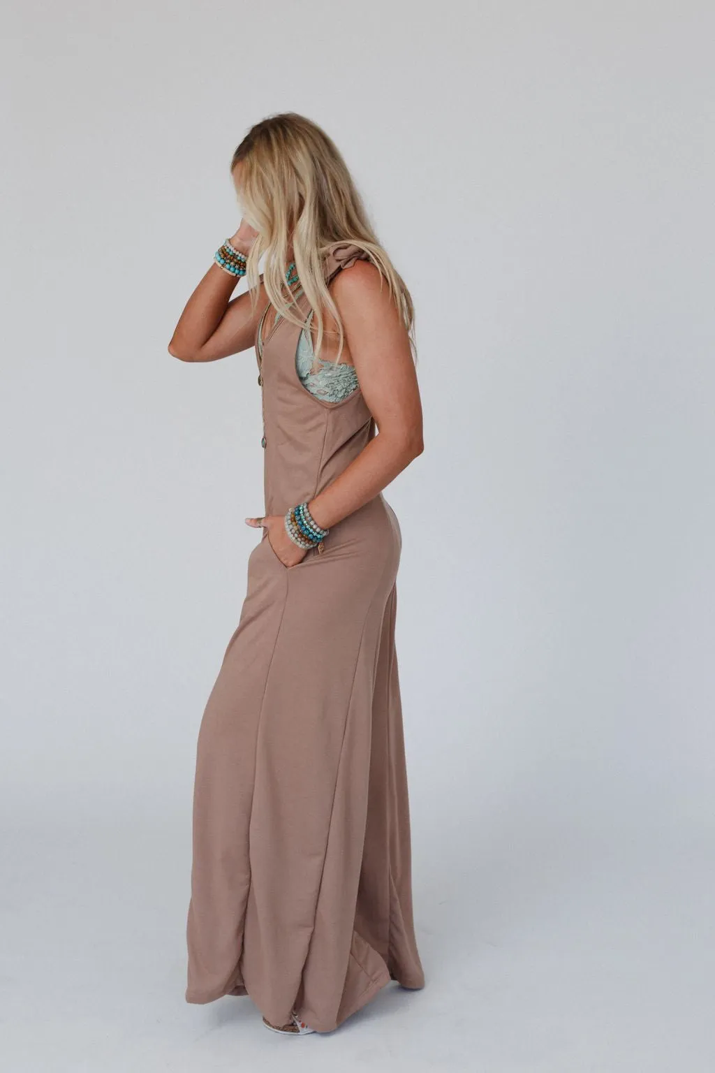 The Nest Essential Serene Jumpsuit - Caramel