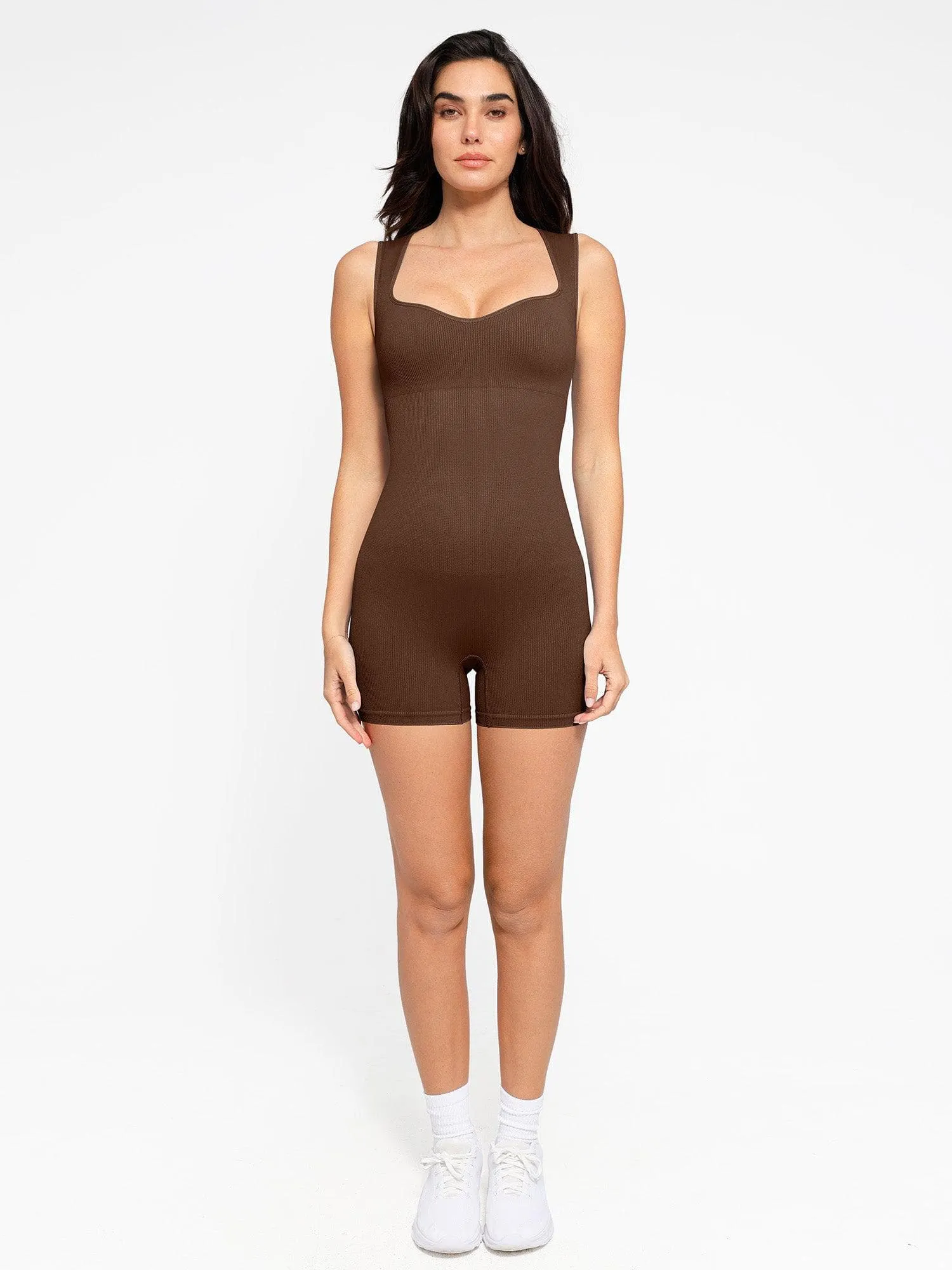 The Shapewear Romper Seamless Sweetheart Neckline For Insiders