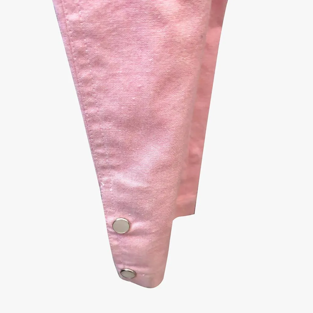 Thierry Mugler Pink Cotton Jumpsuit | EU 36