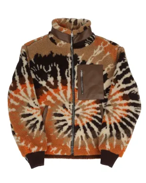 Tie-Dye Fleece Track Jacket