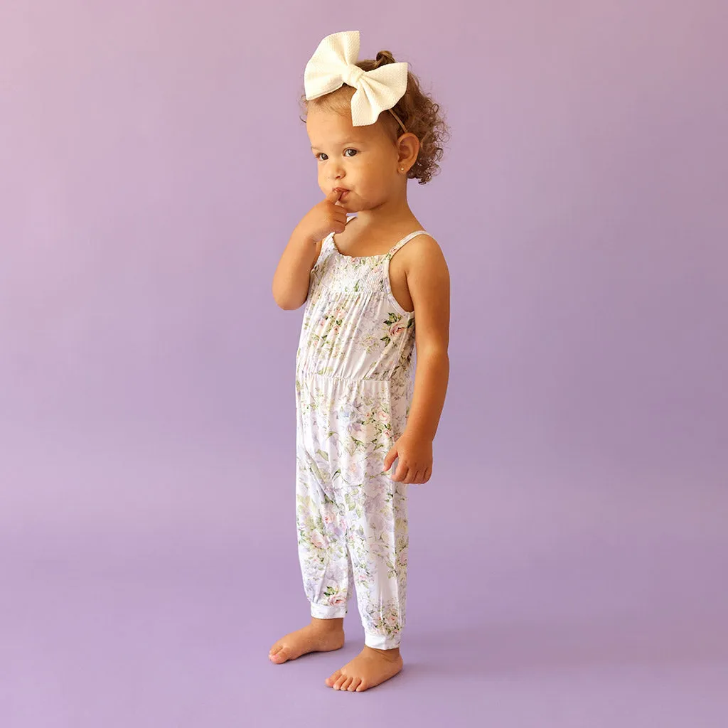 Vanna Sleeveless Smocked Jumpsuit