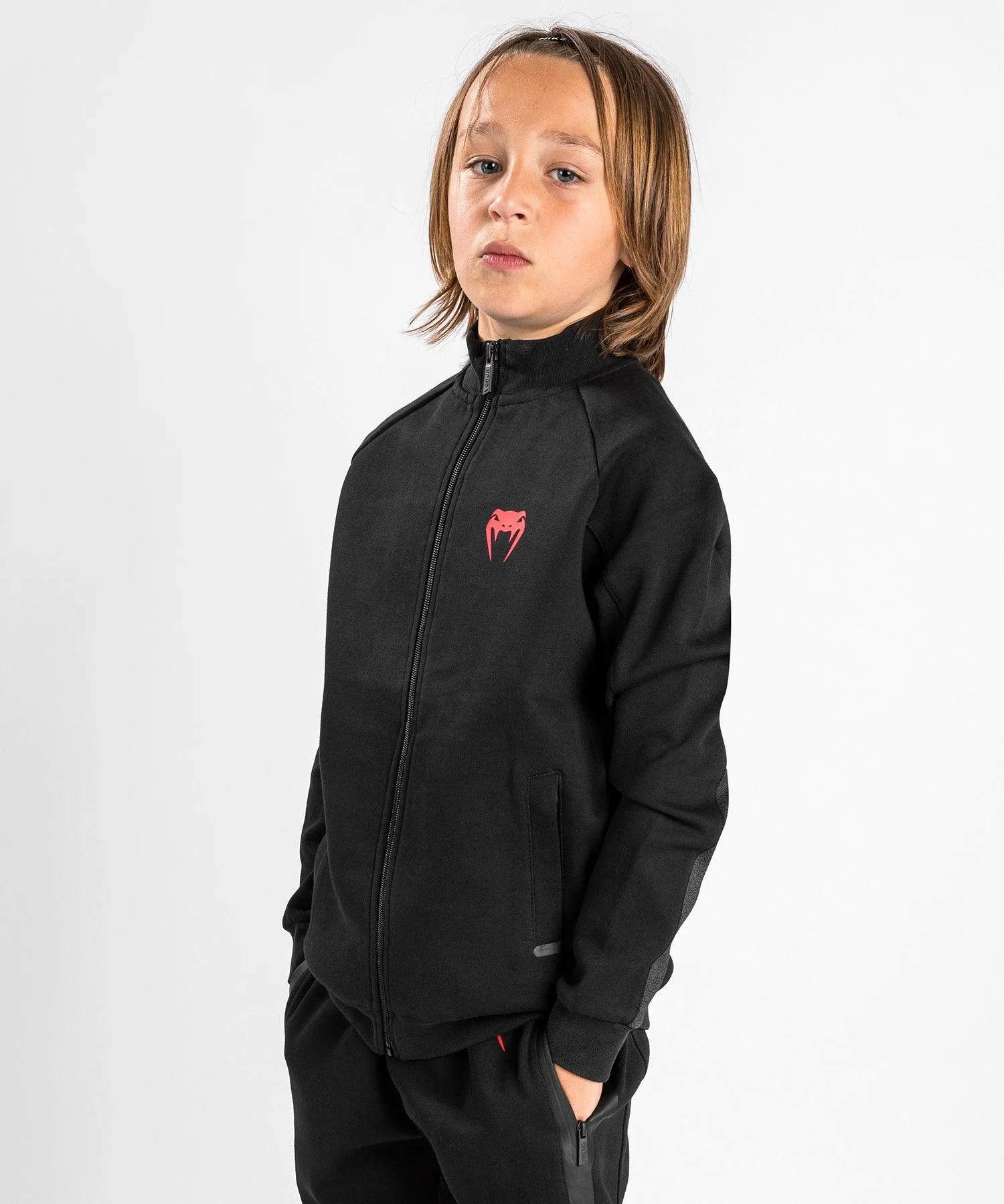 Venum Okinawa 3.0 Track Jacket - For Kids - Black/Red