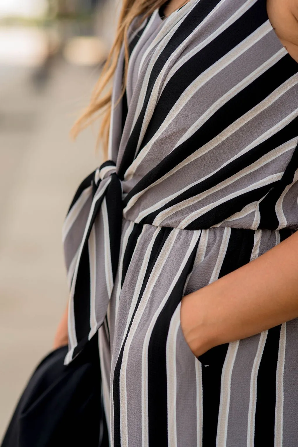 Vertical Striped Tank Jumpsuit