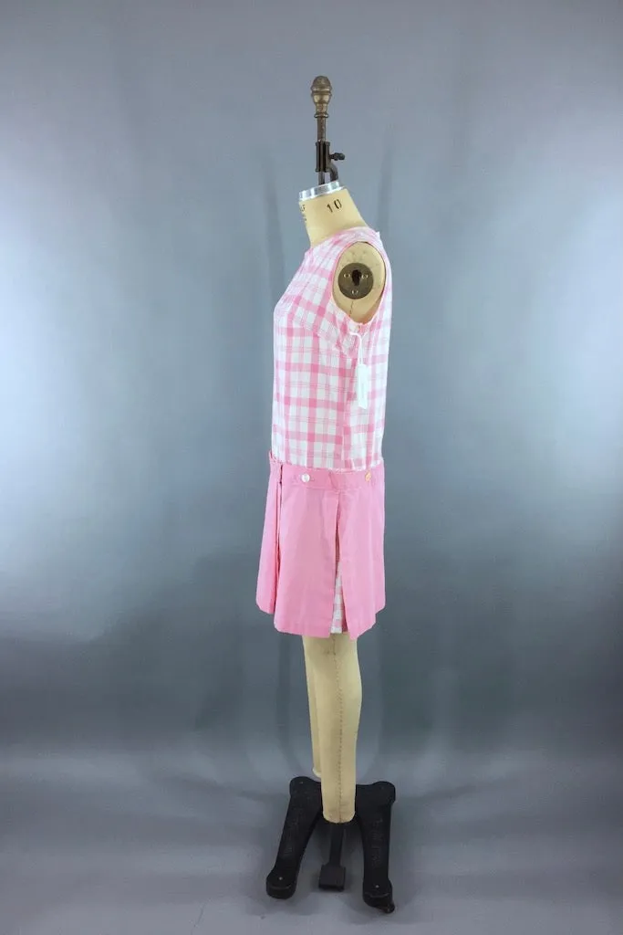 Vintage 1960s Romper Tennis Dress