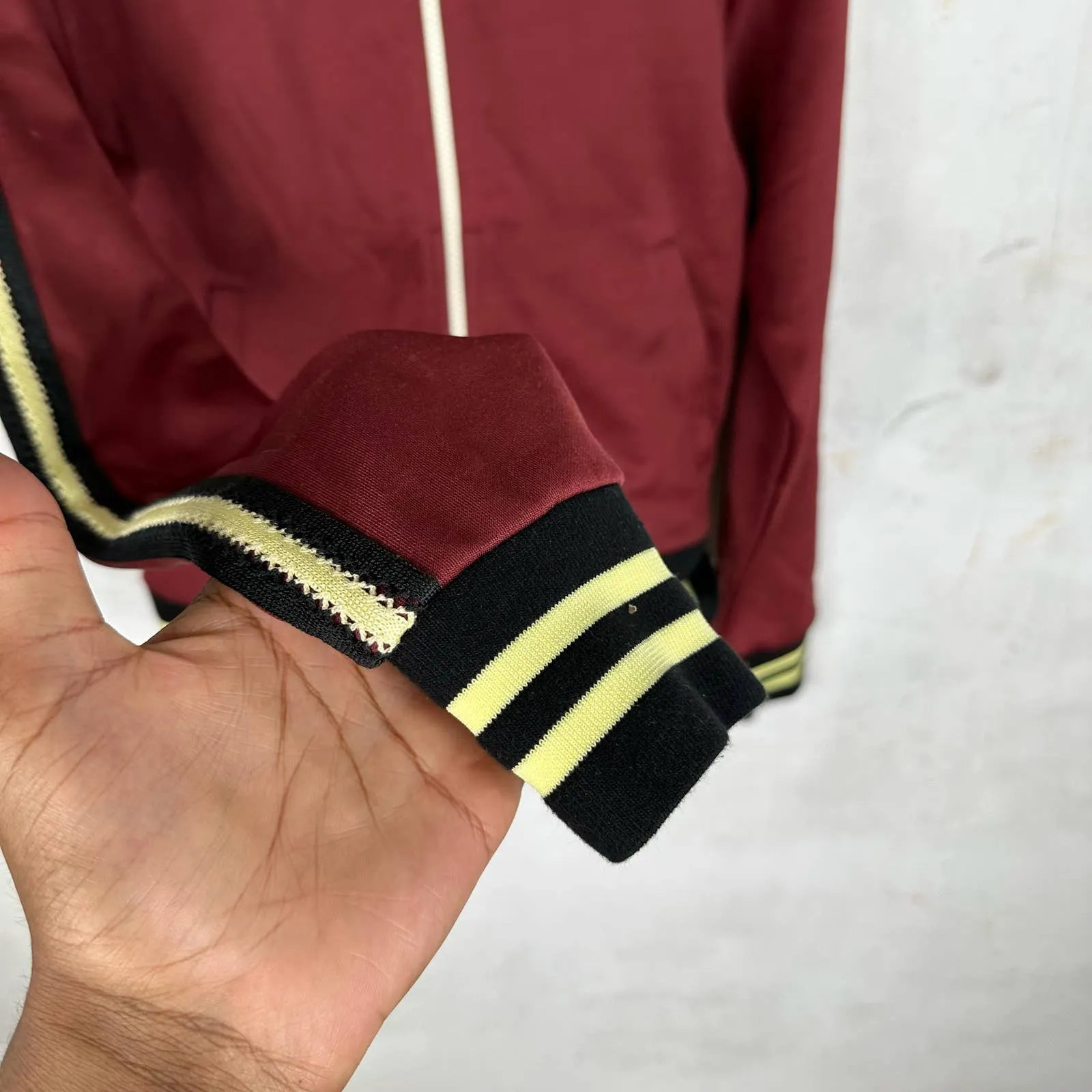 Wales Bonner Burgundy Track Jacket