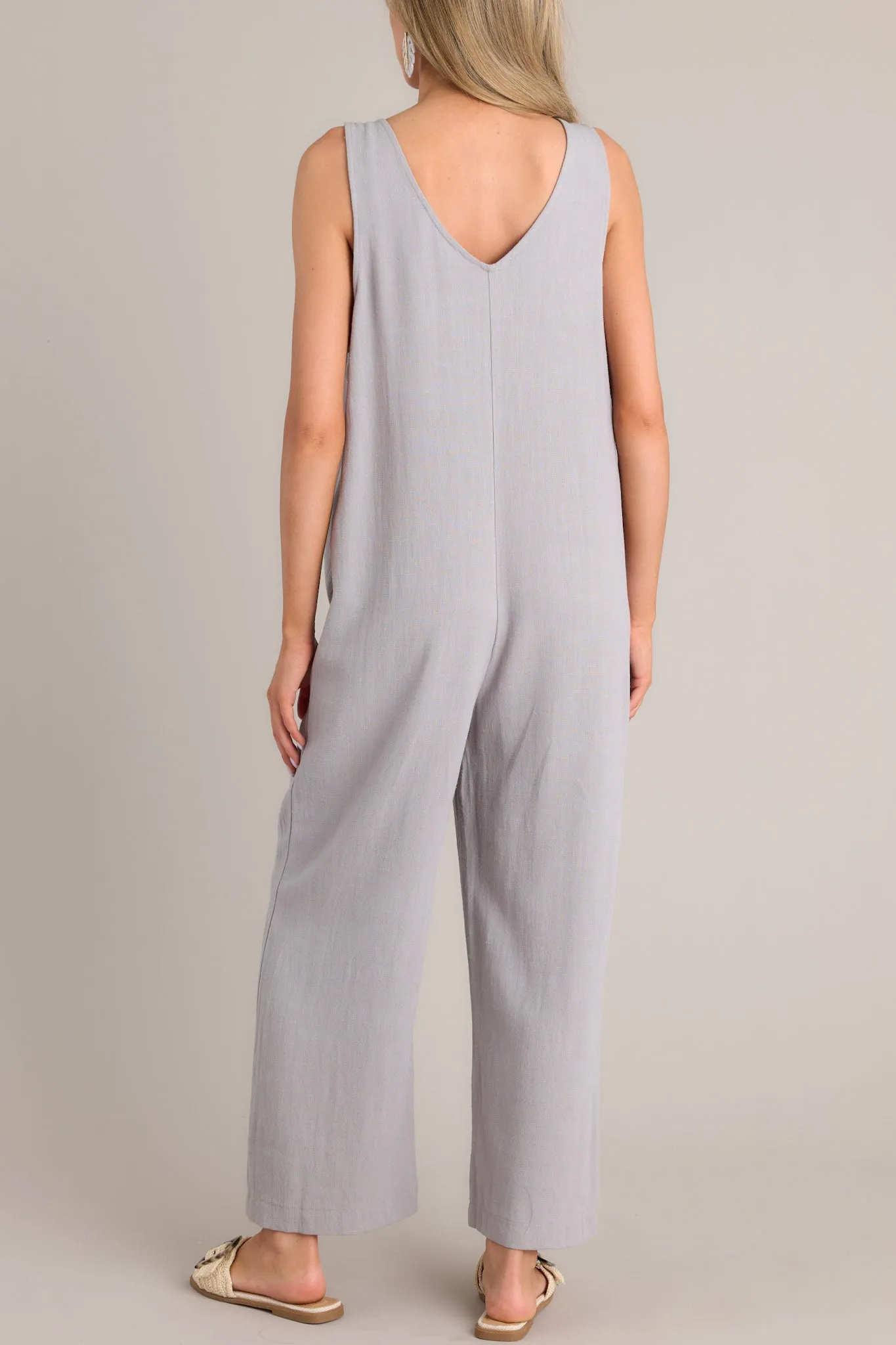 Whirlwinds of Change Grey Jumpsuit