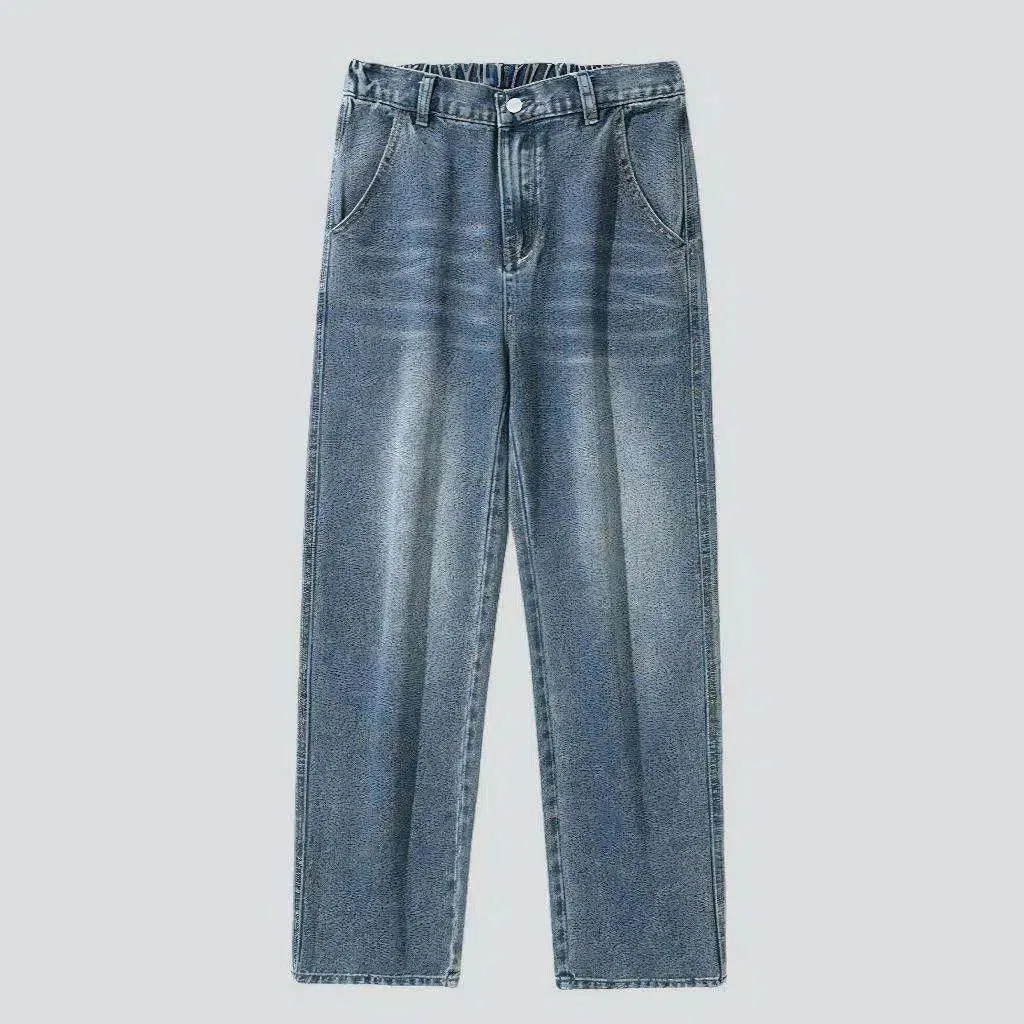 Whiskered street jeans
 for men