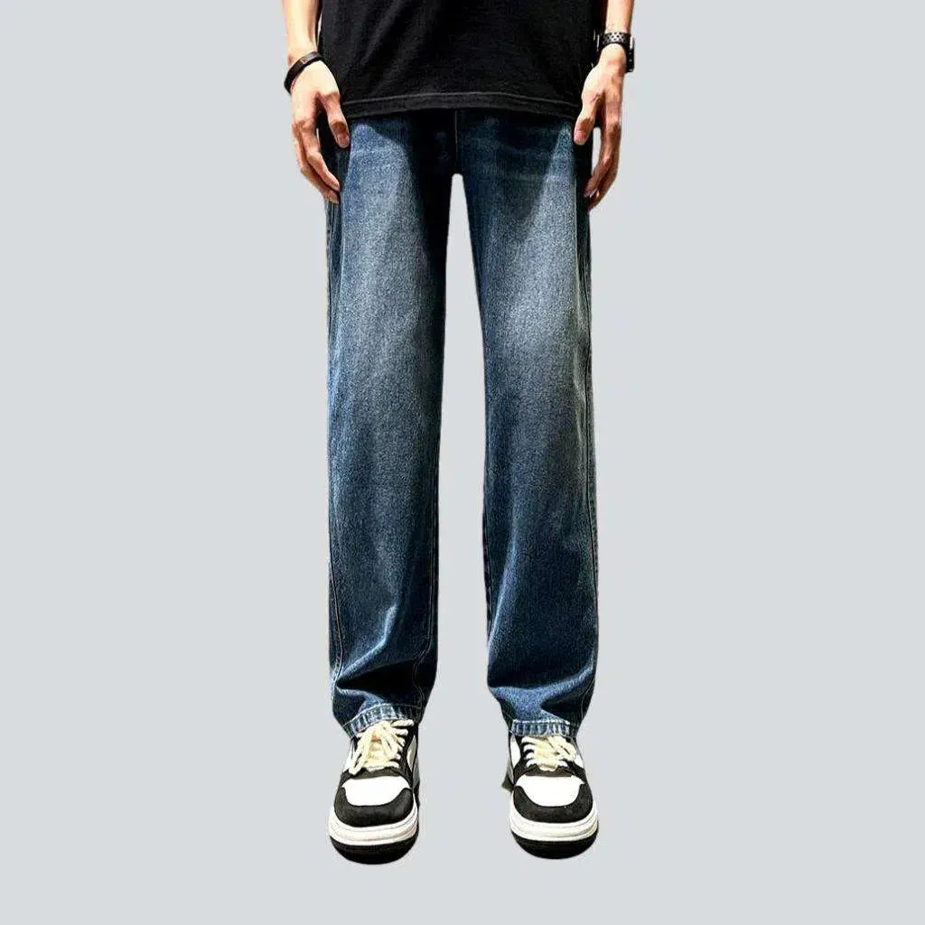 Whiskered street jeans
 for men