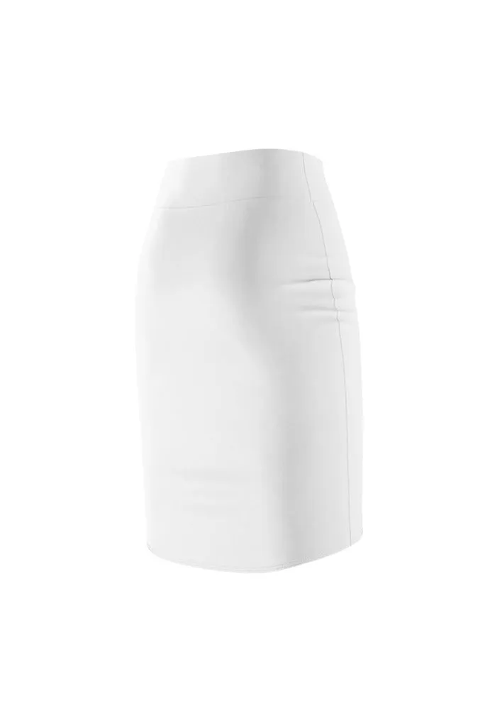 White Women's Pencil Skirt