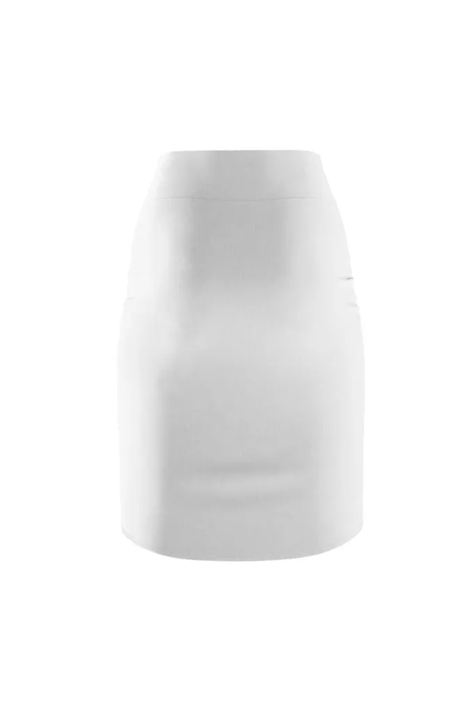 White Women's Pencil Skirt