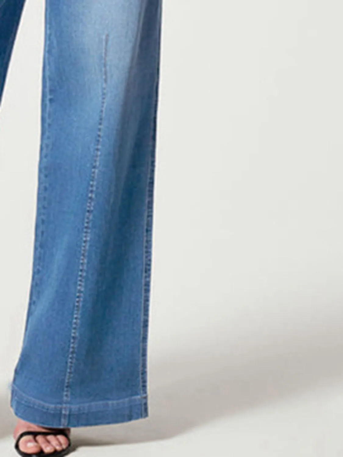 Wide Leg Long Jeans