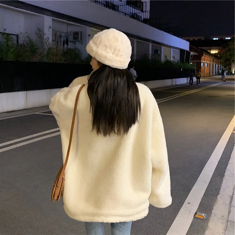 Winter New Korean Imitation Lamb Wool Coat