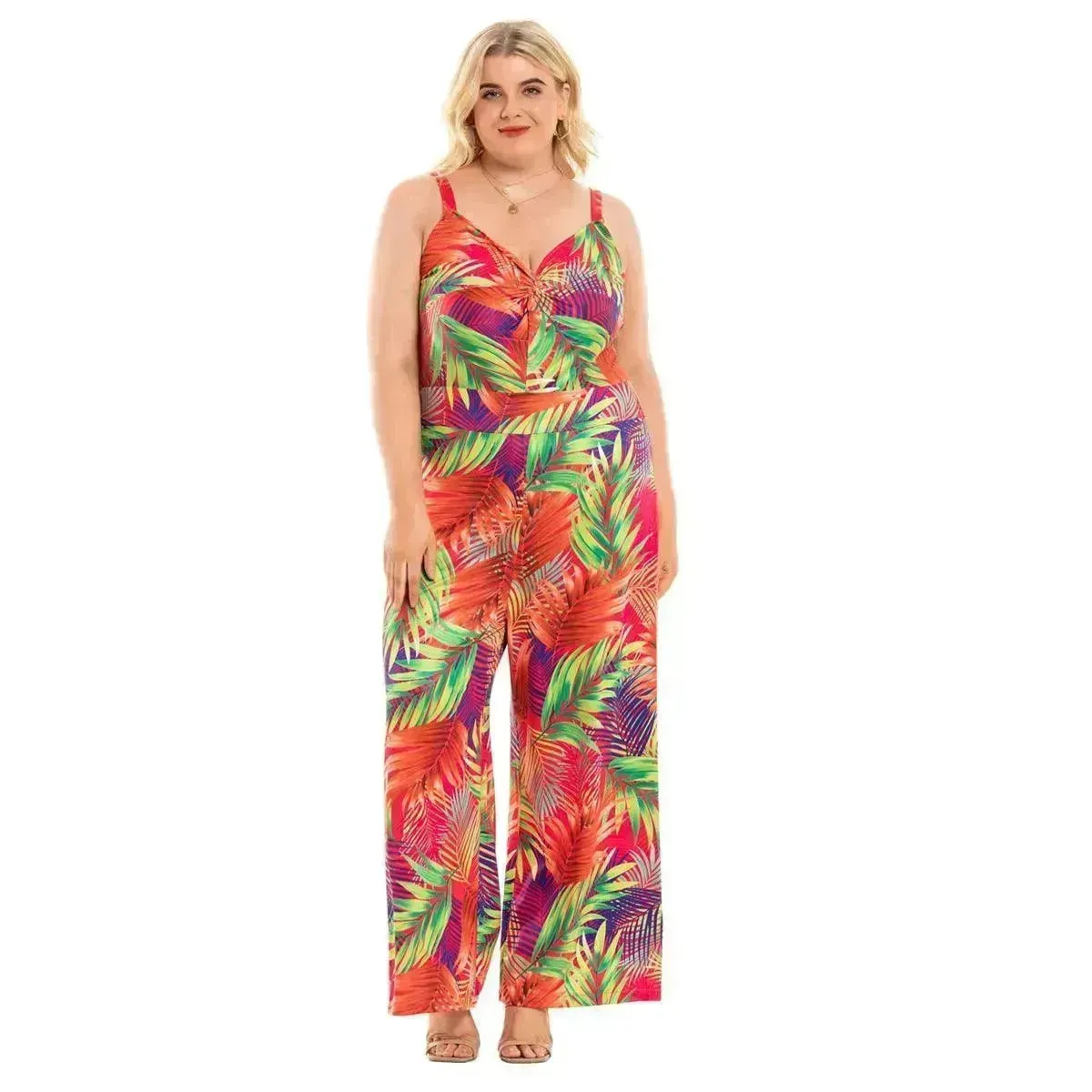 Women's Fashion Suspenders Wide Leg Jumpsuit